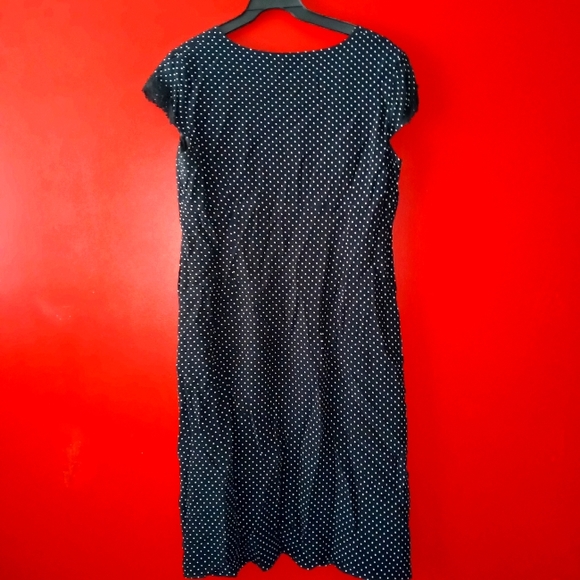 Precis Petites Pokadot Dress Sz Medium - Picture 4 of 7